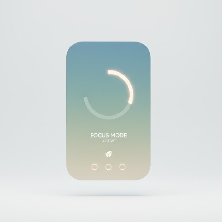 Photo of a focus screen